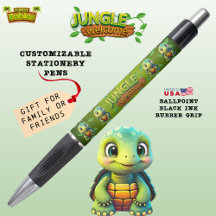 Fun Turtle Cute Tortoise, Jungle Welcome Gift  Pen