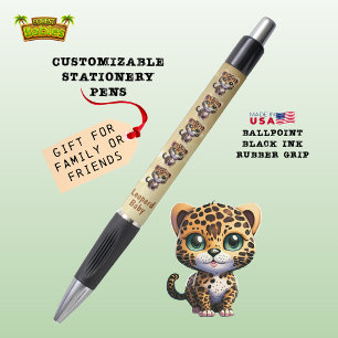 Caneta Gatinho De Leopardo Bonito, Gatinho 🐆 Gatinho Div