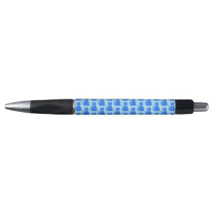 Caneta Gato De Bebê Azul E Bonito, Patterado