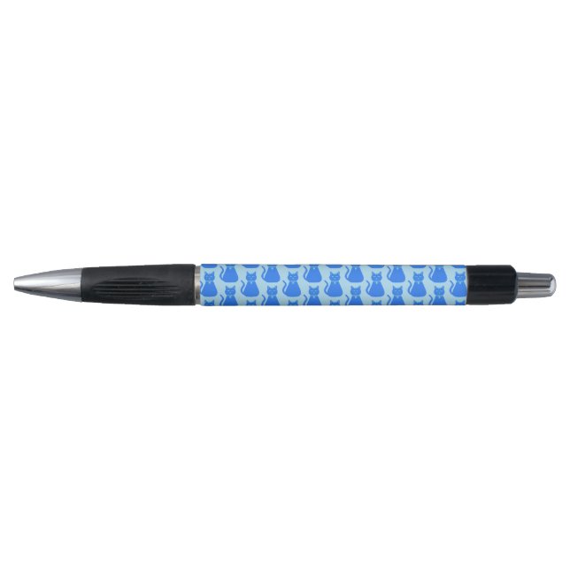 Caneta Gato De Bebê Azul E Bonito, Patterado (Frente)