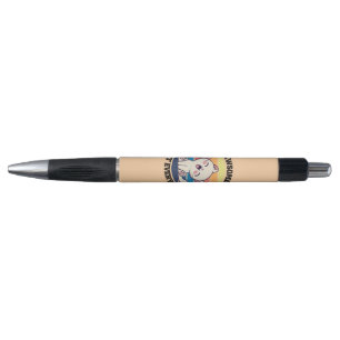 Caneta Gato Kawaii branco e bonito