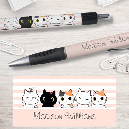Caneta Gatos Cutis Personalizados
