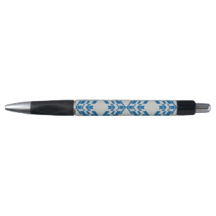 Caneta Geométrico azul, decorativo, moderno, na moda,
