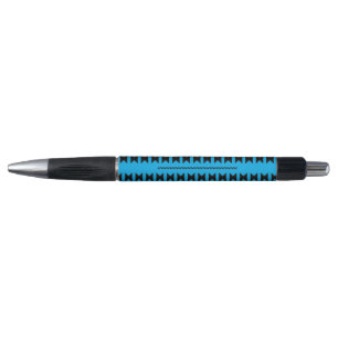 Caneta Gravata de escritório com cor azul elegante