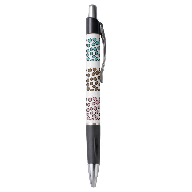 Caneta Impressão de leopardo (Parte Inferior (Vertical))