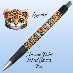 Caneta Impressão em animais da selva do Leopardo Safari, 