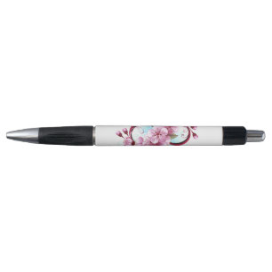 Caneta Infinidade com Flores de Flor Sakura