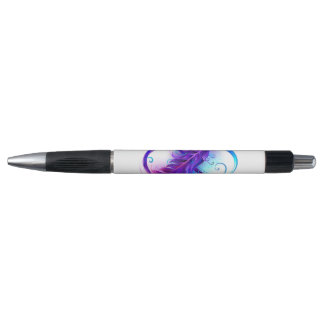 Caneta Infinito com Pena Roxa