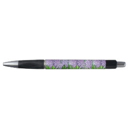 Caneta Jacintos Roxos num Planter