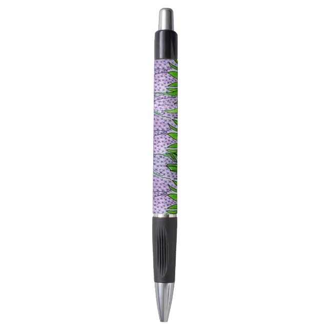 Caneta Jacintos Roxos num Planter (Frente Vertical)