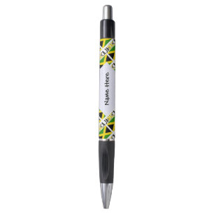 Caneta Jamaica e Jamaicano Flag Personalizados