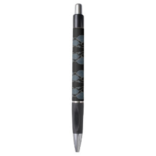 Caneta Leque Azul Elegante