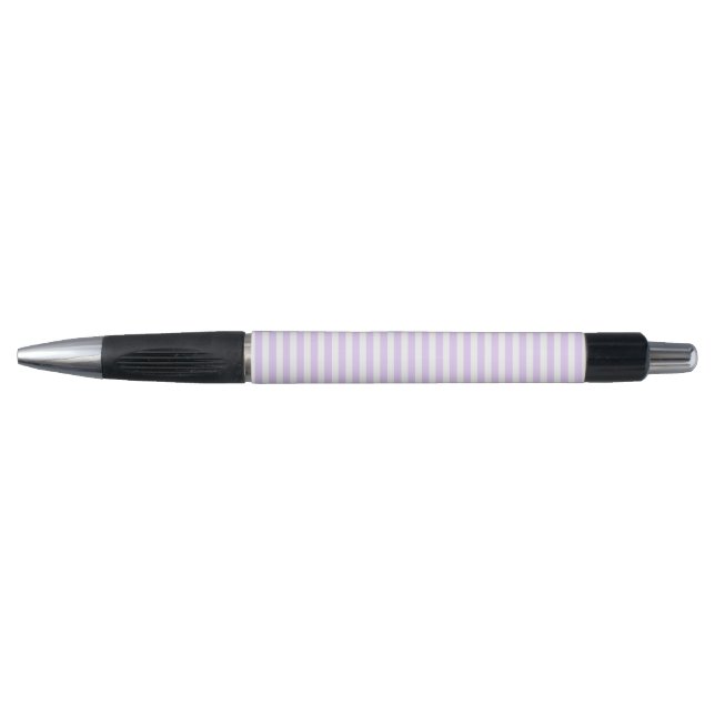 Caneta Lilac purple and white candy stripes (Frente)