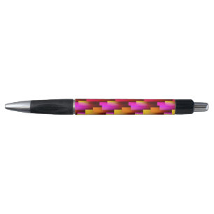 Caneta Listras de cores quentes
