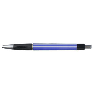 Caneta Listras Legais Azuis Geométricas