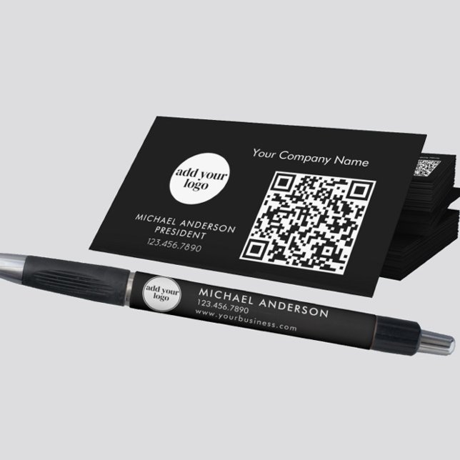 Caneta Logotipo da empresa personalizada para negócios em (Criador carregado)