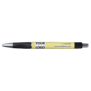 Caneta Logotipo de empresa personalizado e texto para sua
