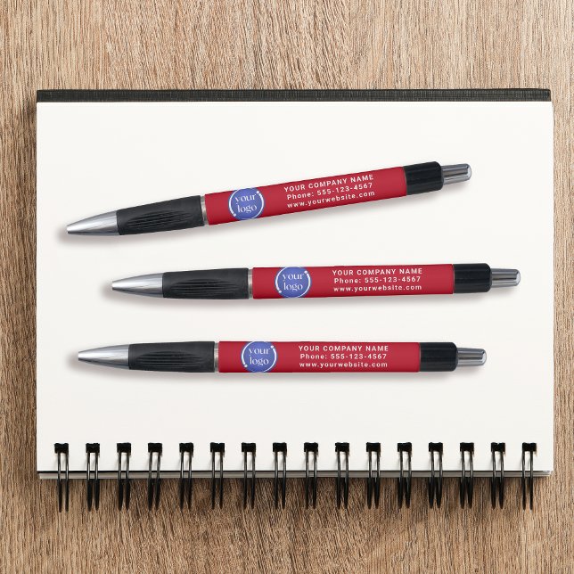 Caneta Logotipo e Texto Profissional Moderno Simples (Criador carregado)