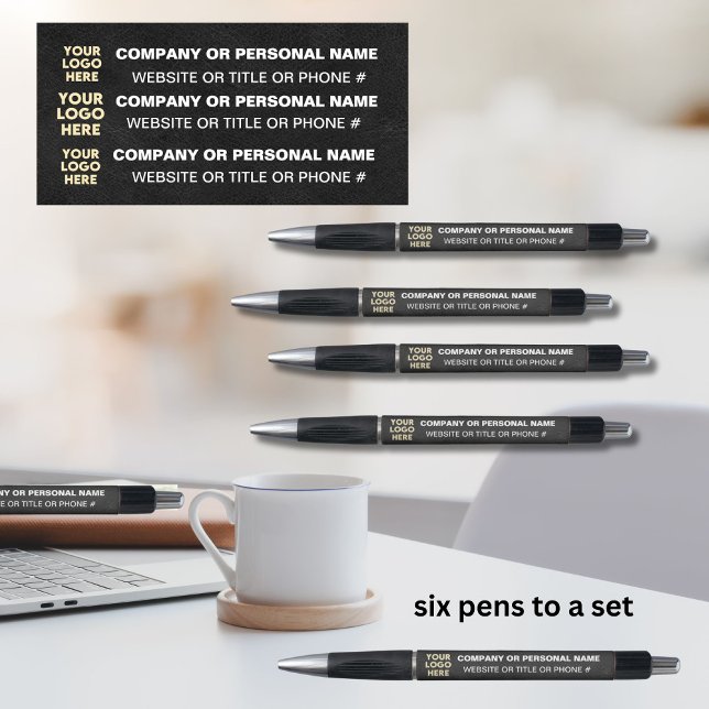 Caneta Logotipo frente e verso Nome da textura do couro p (Criador carregado)