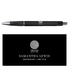 Caneta Logotipo & Nome Empresarial Promocional Moderno Pr