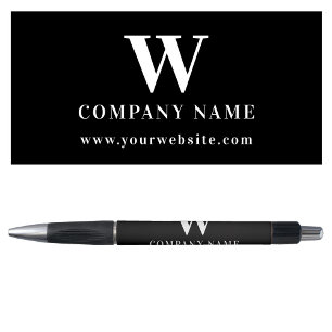 Caneta Logotipo Profissional de Negócios Monograma Nome S