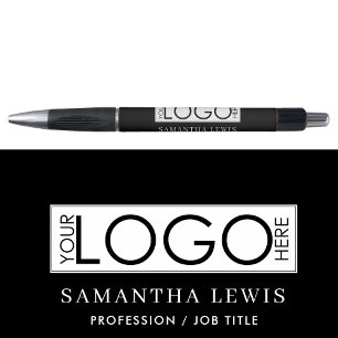 Caneta Logotipo & Texto de Negócios Promocionais Modernos