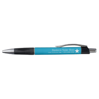 Caneta Marketing de Marca de logotipo corporativo azul ci