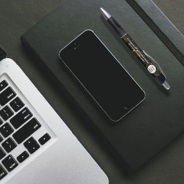 Caneta Mármore preto e dourado