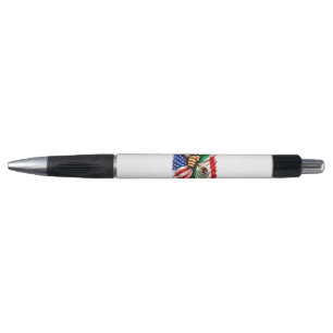 Caneta Mês da Herança Hispânica Bandeira EUA México