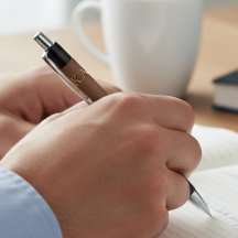 Minimal Aged Leather Style Design Personalized