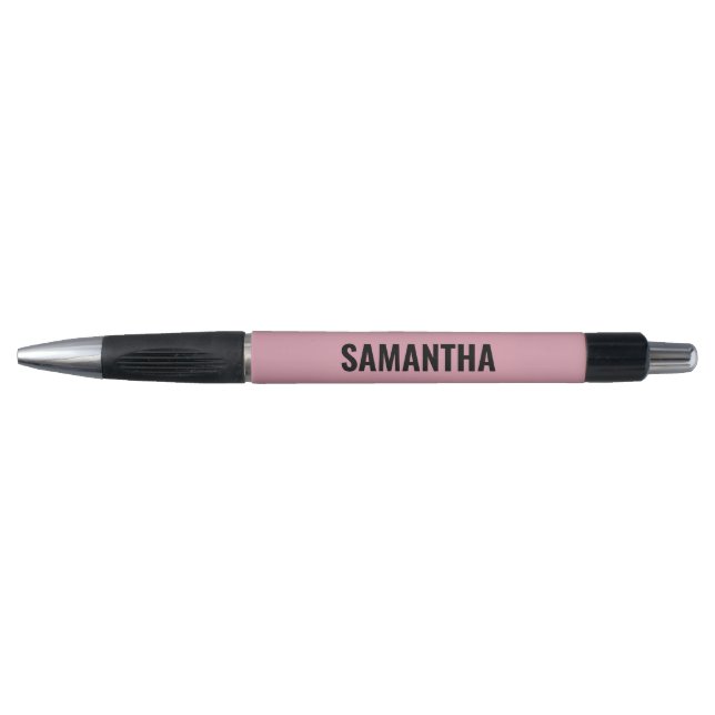Caneta Modern Chic Pink & White  (Frente)
