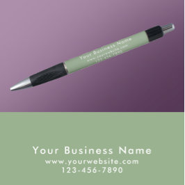 Caneta Modern Minimalist Sage Green Business Promotional