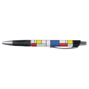 Caneta Mondrian Minimalist Geometric De Stijl Modern Art