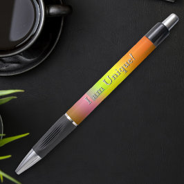 Caneta Motivation and self-confidence - I am Unique