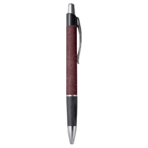 Caneta Natal Floral Burgundy Vermelho Intenso