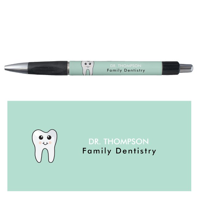 Caneta Negócios da indústria da família de dentes cômodos (Cute Tooth Family Dentistry Business Pen)