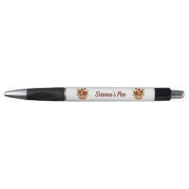 Caneta Nome Elegante de Abóbora Marigold