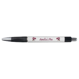 Caneta Nome Elegante Glória da Manhã Burgundy