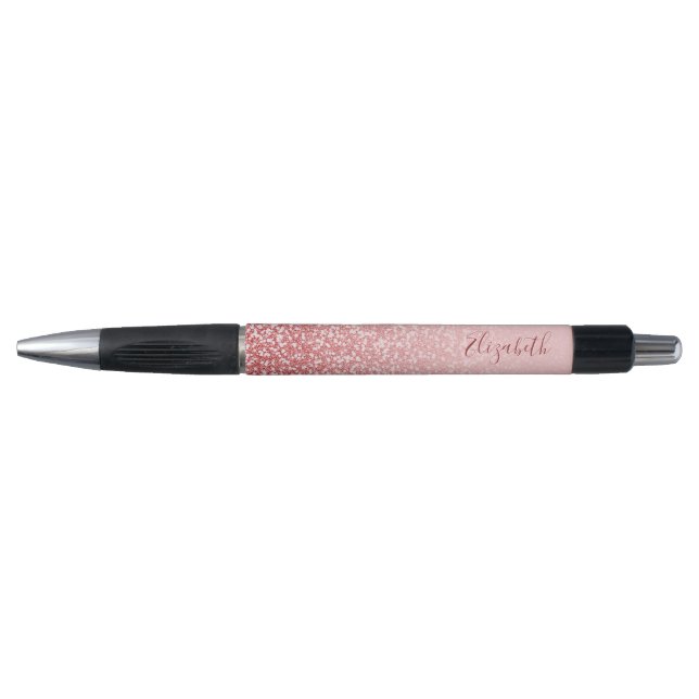 Caneta Nome Personalizado do Ombre de Blush da Glitter Do (Frente)