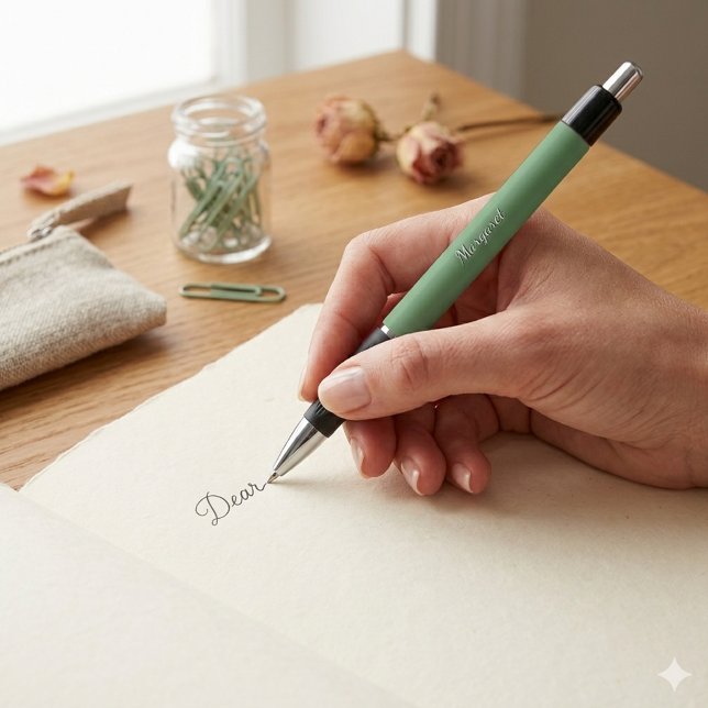 Caneta Nome Personalizado Elegante (Elegant Personalized Name Pen)
