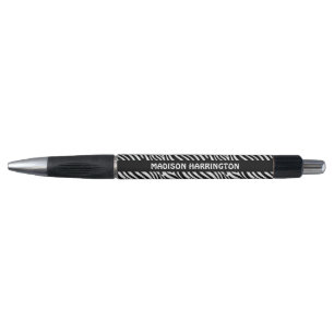 Caneta Nome Personalizado Padrão Zebra