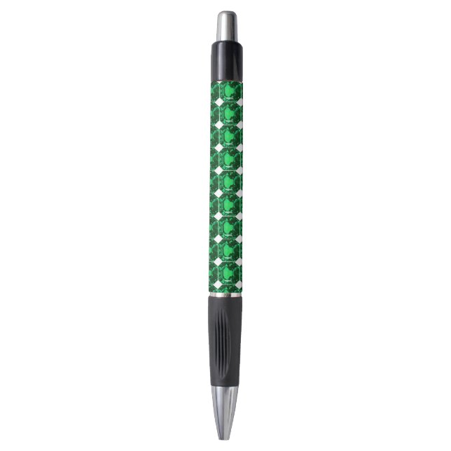 Caneta Octagon Emerald (Frente Vertical)