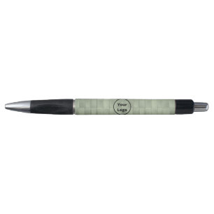 Caneta Padrão de azulejo de vidro verde com logotipo per