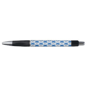 Caneta Padrão de caranguejo azul