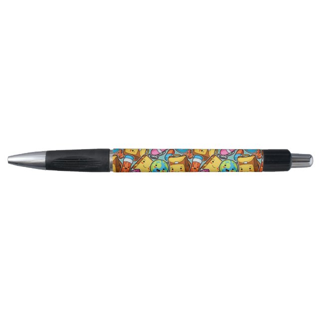 Caneta Padrão de Cartoon School (Frente)