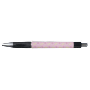 Caneta Padrão de Osso de Impressão da Pata Rosa