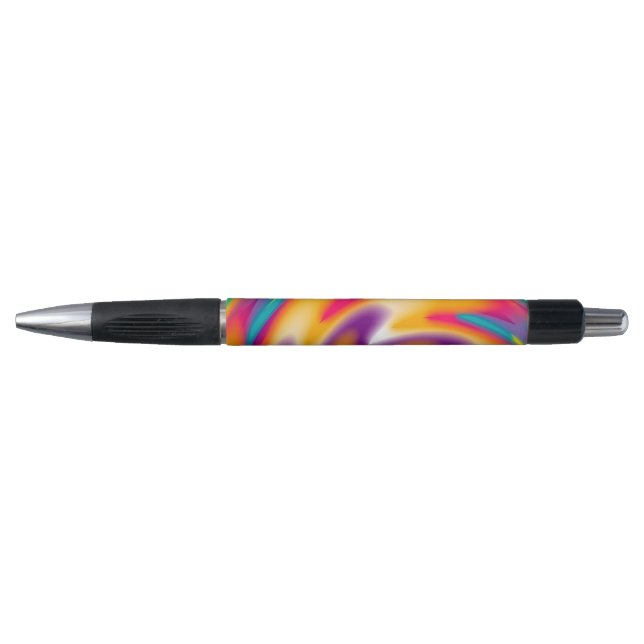 Caneta Padrão radial colorido (Frente)