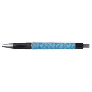 Caneta Padrão Sayagata, japonês, azul e azul-bebê