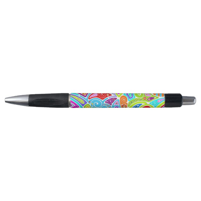 Caneta Padrões De Mão E Digitalmente Pintados Art 7° (Frente)