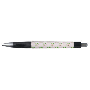 Caneta Palmeira cor-de-rosa Os Papais noeis de Natal Trop
